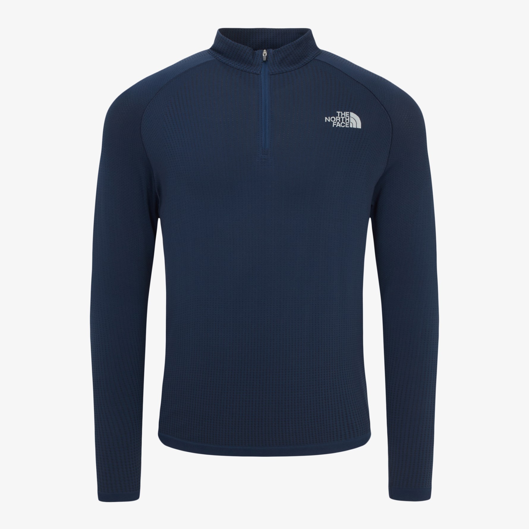 北面男户外运动半拉链长袖上衣T