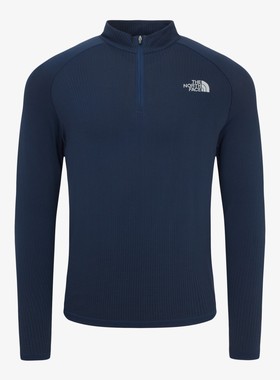 25韩国直邮TheNorthFace北面男户外运动半拉链长袖上衣T恤NT7LR04