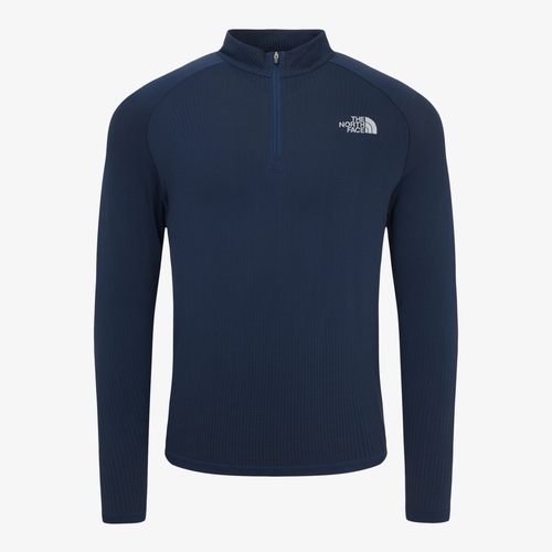 北面男户外运动半拉链长袖上衣T