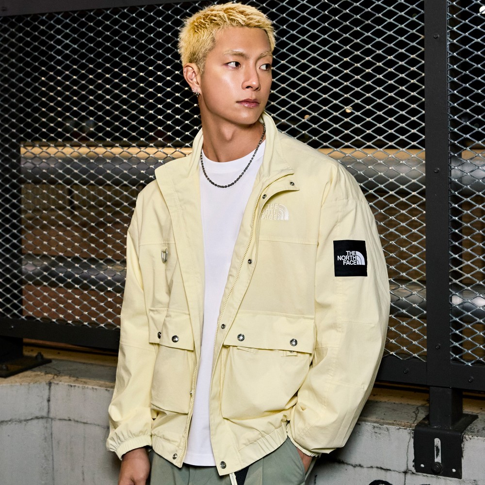 北面男女防风立领大口袋工装外套