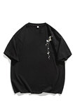 风新中式梅花240克双纱精梳棉半袖短袖T恤T3516-P25【特价】，男装T恤，电商A007