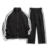 25年春季撞色开衫卫衣运动套装W4641-特P48控88/K8579-特P38控69，男装卫衣，电商A007