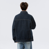 休闲大码复古潮流立体剪裁做旧牛仔外套夹克JA3008-P75【特价】，男装夹克，电商A007