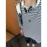 夏季潮流经典大码条纹宽松圆领短袖T恤男女上衣T3617-特价P30，男装T恤，电商A007