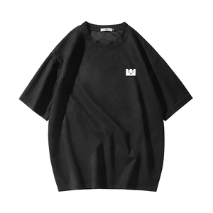 夏季大码休闲潮流美式麂皮绒字母印花短袖T恤T3621-P22【特价】图片