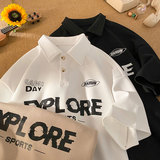 polo衫男潮流印花大码情侣翻领四色短袖T恤T3541-P33【特价】，男装Polo衫，电商A007
