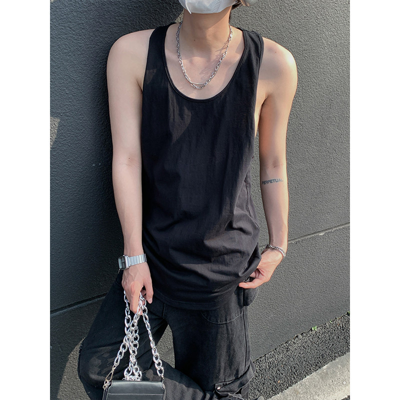 男士运动背心重磅纯棉工字无袖打底汗衫内搭B3962-P21【特价】,男装背心/马甲,电商A007