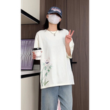 风新中式重磅240克双纱精梳棉半袖短袖T恤T3517-P25【特价】，男装T恤，电商A007