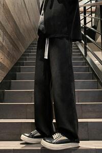 牛仔裤男直筒宽松大码抽绳美式裤子长裤K8471-P38【特价】图片
