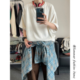 夏季休闲基础流行针织提花垂感圆领短袖T恤T3432-P32【特价】，男装T恤，电商A007