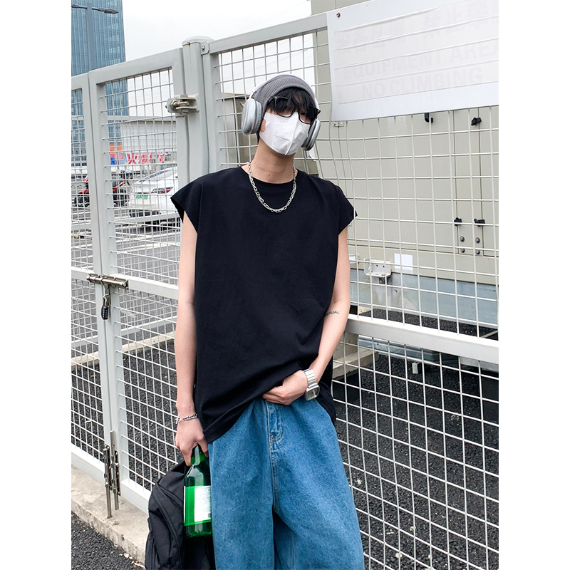 2025夏季男士纯棉百搭无袖背心情侣宽松坎肩BB3960-P21【特价】，男装背心/马甲，电商A007