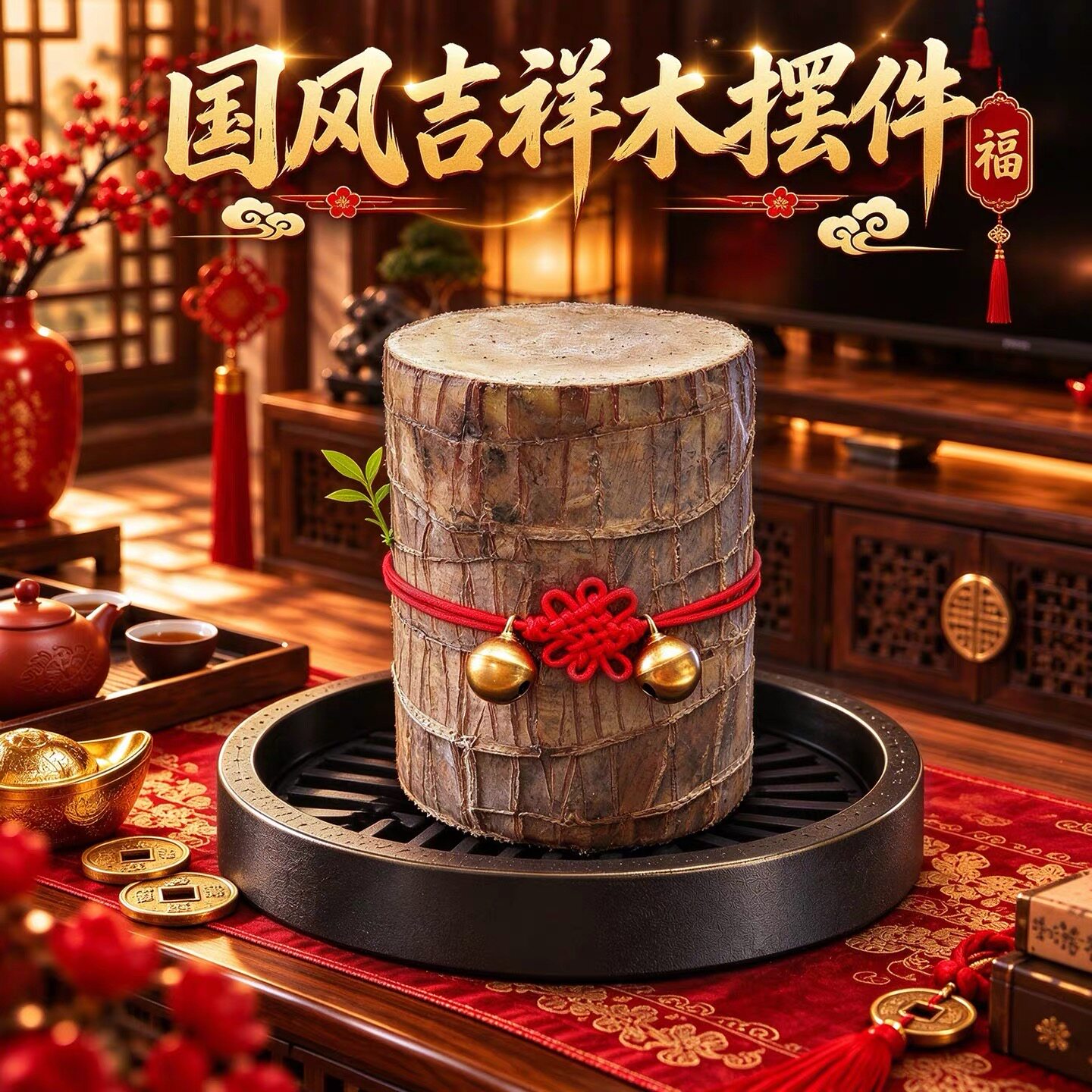龙虎山雷击香龙血树木居家饰品摆件特色装饰好物