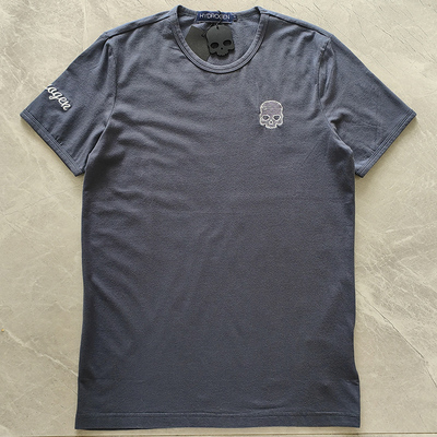 夏季HYDROGEN纯棉骷髅头T恤