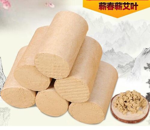 八年陈手工艾条 蕲州艾柱 微烟艾段 桑皮纸 艾绒艾灸条随身灸包邮