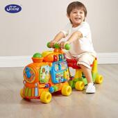伟易达4合1益智小火车滑行踏行车多功能手推学步儿童玩具礼物一岁