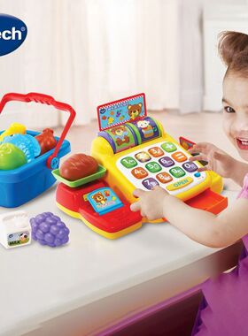 VTECH伟易达趣味算术收银机儿童益智仿真过家家玩具1-3岁生日礼物