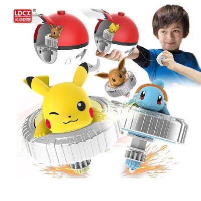 灵动创想宝可梦精灵球皮卡丘陀螺