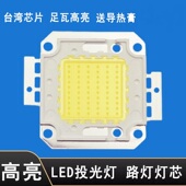 10W20W30W50W70W100W集成LED灯珠光源路灯泛光射灯投光灯芯片配件