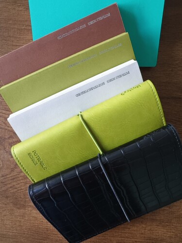 Mostry真皮可换内页书衣口袋本