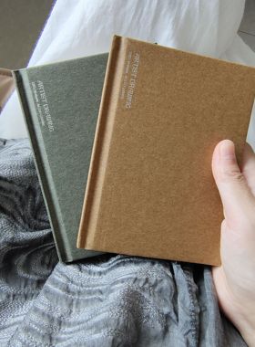 素描本手绘本彩铅本精装作品本A6美术本120克纯木浆画纸