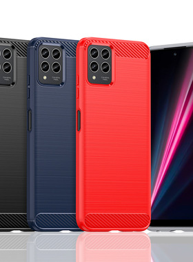 适用T-Mobile REVVL6Pro手机壳T-Mobile REVVL 6 5G拉丝碳纤维纹T-Mobile REVVL 7 Pro手机保护套系列