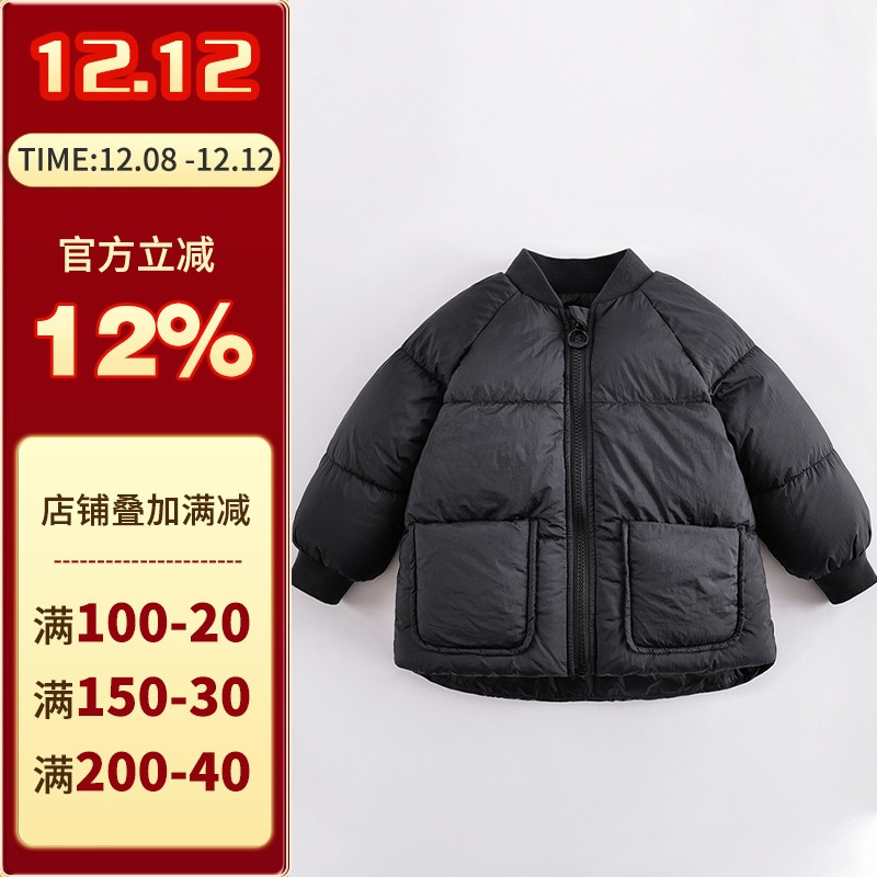 沪小鹿纸样儿童羽绒服外套