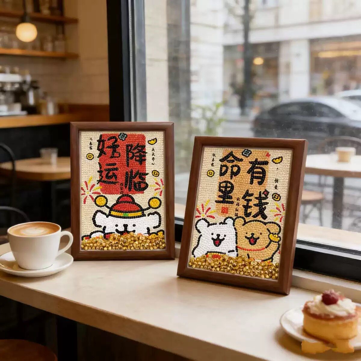 儿童卡通平安喜乐钻石画