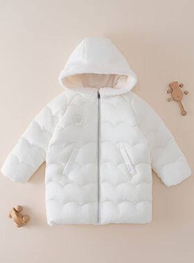 gb好孩子童装2025秋冬新品女童正品中长款羽绒服外套145241XB120J