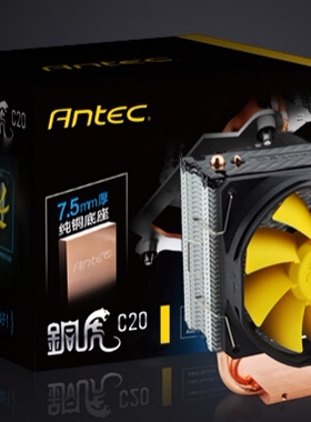 全新安钛克C20铜虎2热管1200 1151 115X 1366 AMD风扇 铜底散热器