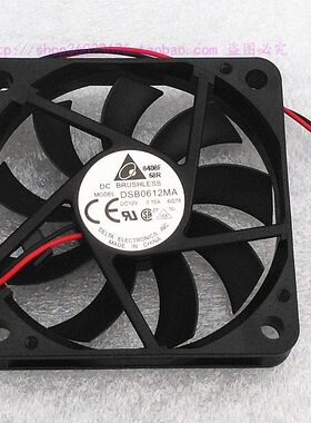 全新原装 Delta台达 6010 6CM 静音风扇 2线 DSB0612MA 12V 0.15A