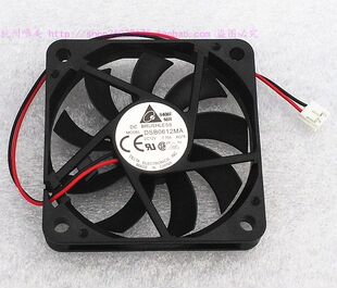 6CM 0.15A 全新原装 6010 DSB0612MA 12V 2线 Delta台达 静音风扇