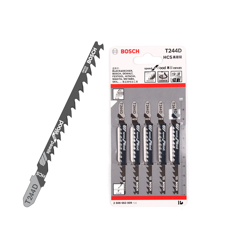 瑞士原装进口BOSCH博世软木材积梳片 博士曲线锯片T244D曲线锯条