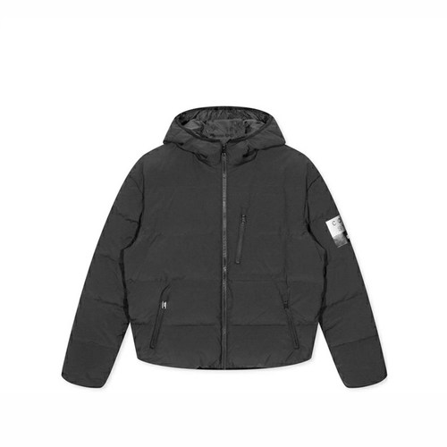 G系列男士时尚帅气黑色连帽加厚鸭绒轻薄短款羽绒服1810G/X-263