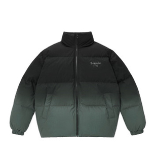 太系列剪标冬季新款休闲印花渐变色宽松羽绒服RU4156/百-10
