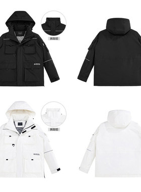 太系列剪标男装连帽工装户外冲锋衣鹅绒羽绒服RU4168/4166/百-15