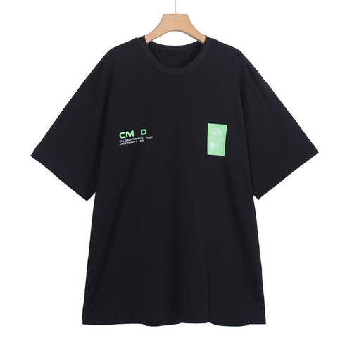 摩系列剪标男装夏季新款印花短袖T恤宽松上衣CB03TEET02/3-18