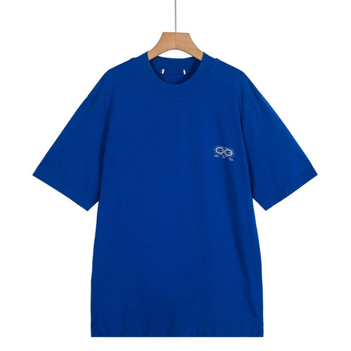 摩系列剪标男装夏季新款时尚印花宽松短袖T恤CB01TEE010/3-16