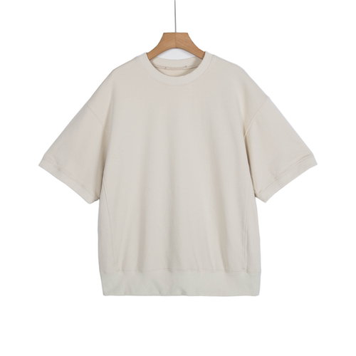 摩系列剪标男装秋季潮流圆领宽松短袖卫衣CB01TEE024/3-106