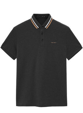 太系列剪标男装夏季修身刺绣POLO衫休闲短袖潮XQ2E12/T-27