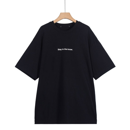 摩系列剪标男装夏季新款潮流印花宽松短袖T恤CB01TEE064/3-13