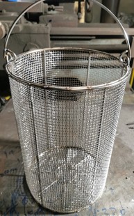 304不锈钢编织网网筐网篮提篮消毒筐清洗篮医用消毒筐特殊可定制