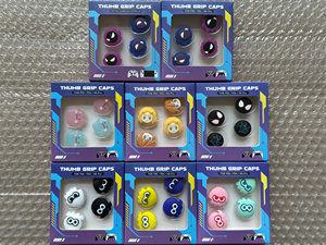 盖世小鸡八爪鱼任天堂Switch Pro手柄摇杆帽PS4/5卡通硅胶套xbox