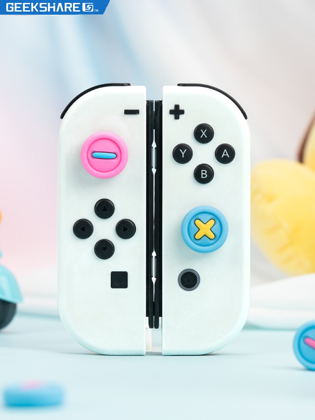 나는 정말로 NINTENDO 스위치 로커 캡 NS 핸들 캡 OLED 실리콘 캡 라이트 로커 보호 캡 키 캡을 원합니다