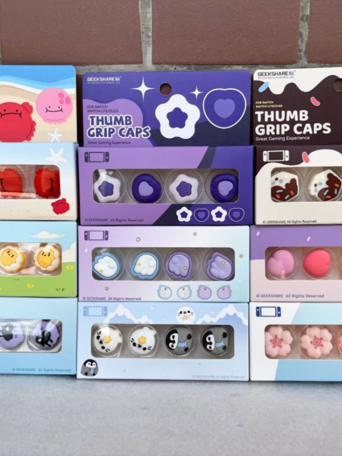 나는 정말로 닌텐도 스위치 로커 캡 OLED 핸들 로커 커버 NS 미끄럼 방지 버튼 액세서리 라이트 실리콘을 원합니다