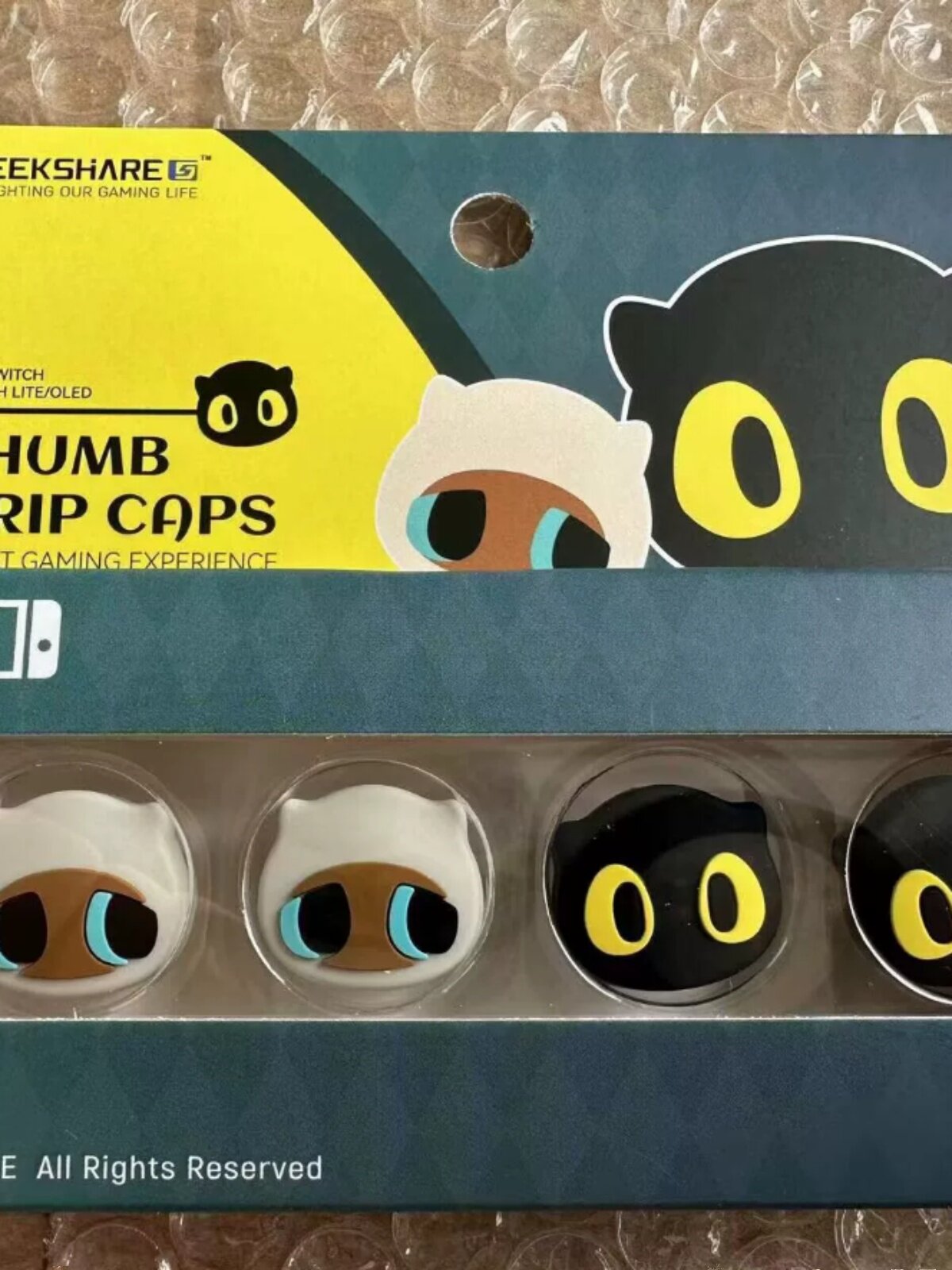 나는 정말로 닌텐도 스위치 로커 캡 OLED 핸들 버튼 라이트 고양이 발톱 실리콘 NS 보호 커버 액세서리를 원합니다