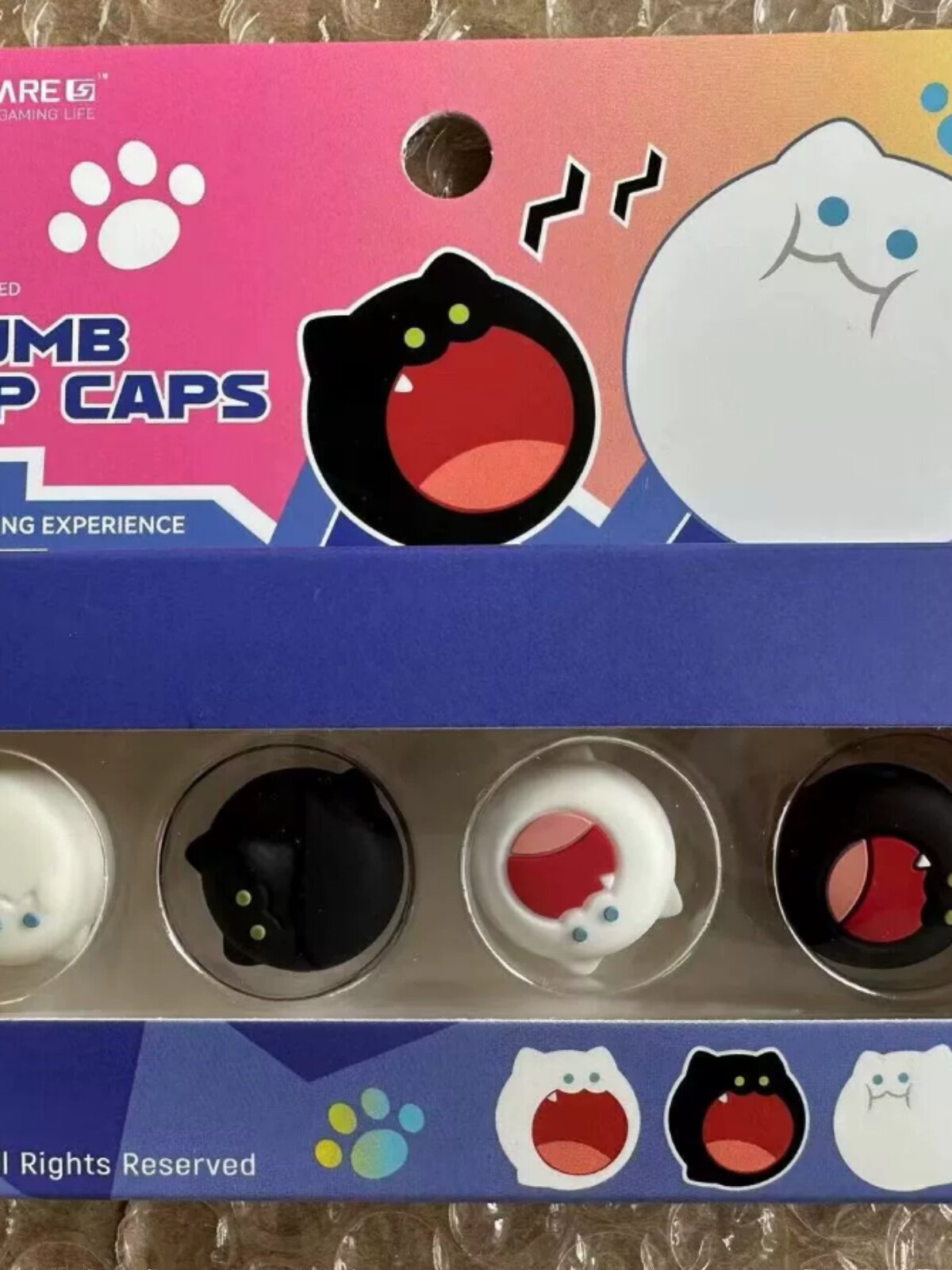 나는 정말로 닌텐도 스위치 로커 캡 OLED 핸들 버튼 라이트 고양이 발톱 실리콘 NS 보호 커버 액세서리를 원합니다