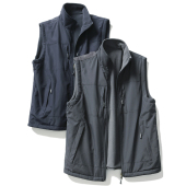 两面可穿 秋冬加绒保暖户外立领背心男马甲 外贸尾单超强牛货男装