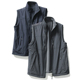 两面可穿 秋冬加绒保暖户外立领背心男马甲 外贸尾单超强牛货男装
