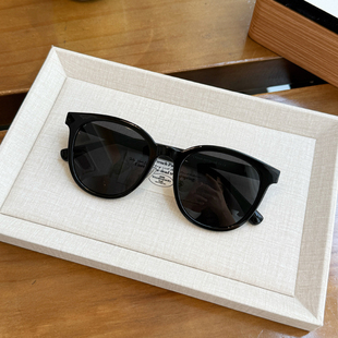 韩系复古TR90大框偏光太阳镜女网红素颜显脸小带鼻托遮阳防晒墨镜