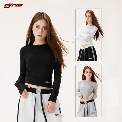 CYRM街舞潮牌美式辣妹短款上衣